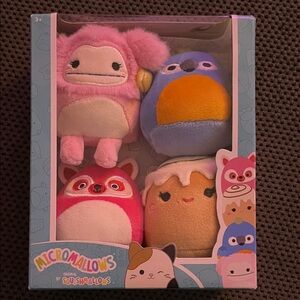 Squishmallows Micromallows Set -  Brina, Chanel, Lucia, Tenise